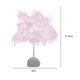 thumbnail image 2 of Lámpara de ambiente romántico de plumas nórdicas moderna ligera decoración de cabecera rosa, 2 of 8