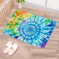 thumbnail image 5 of Tie Dye Polyester Indoor Mat Office Floor Mat Non-Slip Machine Washable, 5 of 6