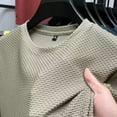 thumbnail image 4 of Gunia Mens Workout Gym Shirts Breathable Mesh Knit T Shirt For Everyday Comfort – Lightweight Ice Silk Tee For Summer And Wear Tees For Running Athletic Sport Tops Mens T Shirt Khaki L, 4 of 4