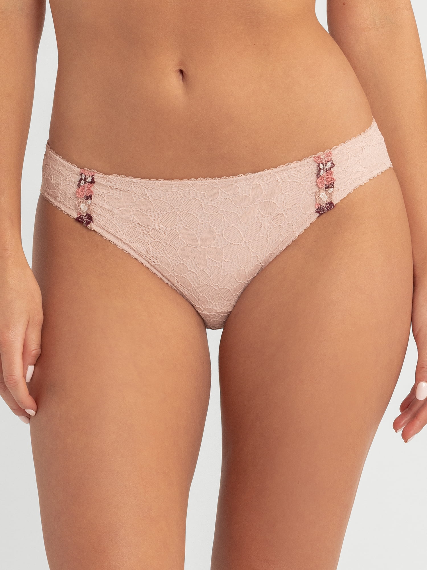 Jessica Simpson Women's Embroidery Bikini, 2-Pack, Size S-XXXL