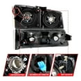 thumbnail image 2 of ANZO USA 111501 Crystal Headlight Fits select: 2003-2007 CHEVROLET SILVERADO, 2003-2006 CHEVROLET AVALANCHE, 2 of 2