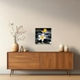 thumbnail image 4 of ZHONGYUTONG Zen Wall Art Frangipani with Spa Stone Picture Prints Meditation Canvas Paintings Yoga Bathroom Artwork Spiritual Wall Decor Framed (28.00" x 28.00"), 4 of 6