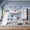 White, variant on QZYeYun Twin XL Size Metal Loft Bed with Basketball Hoop, Climbing Wall, Slide, Black