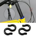 thumbnail image 2 of Bicycles Brake Cable Clips S-Hook Clip for Road Mountain Bike Bicycles Brake Cable S Style Clips Buckle Lines Line Clip, 2 of 9