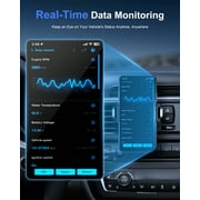 GOOLOO DS200 OBD2 Scanner Bluetooth-Full System OBD2 Scanner Diagnostic Tool with ABS/SRS,code reader for car vehicles, Bi Directional, AutoVIN, 8 Maintenance Resets for iPhone & Android