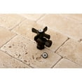thumbnail image 4 of Kingston Brass CC33102 3/8" FIP x 3/8" OD Comp Quarter-Turn Angle Stop Valve, Polished Brass, 4 of 7