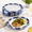 Blue, variant on Blue 40 Count 12x10 Inch Oval Disposable Heavy Duty Paper Plates