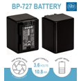 thumbnail image 5 of Batería y Cargador BP-727 BM Premium para Videocámara Canon Vixia, 5 of 5