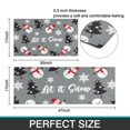 thumbnail image 7 of Gray Christmas Snowman Pattern Kitchen Rugs Sets Of 2,Anti Fatigue Kitchen Mat Rugs Non Slip Washable,Decorative Kitchen Floor Mats for Kitchen,Sink,Laundry,17"x30"+17"x47", 7 of 7