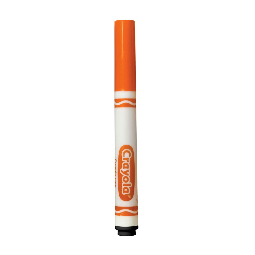 Crayola Replacement Non-Toxic Marker Pack, Conical Tip, Orange, Pack of ...