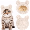 thumbnail image 2 of Cat Warm Hats Stylish Adjustable Hats for Cat Puppy Cozy Headwear Winter Costume for Cats Small Dogs, 2 of 5