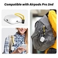 thumbnail image 2 of Oakxco Lanyard Compatible With Airpods Pro 2 Loop Adjustable Hand Wrist Nylon Strap, Lanyard For Cell Phone/Camera/Switch/Ipods Pro 2Nd/Airpods 1/2Nd/3Rd/Pro Case, Yellow, 2 of 5