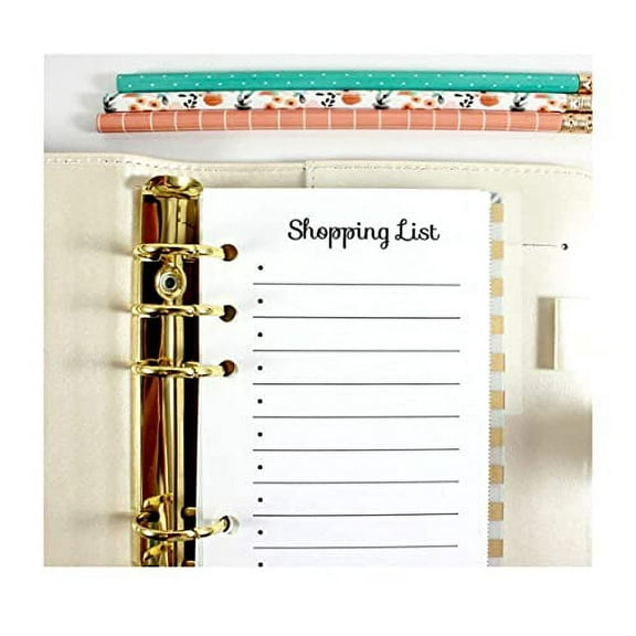 Shopping List Inserts for Personal Size Planners
