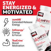 Force Factor LeanFire With Next-Gen SLIMVANCE, Thermogenic Fat Burner & Weight Loss Pills for Metabolism, Energy, Performance & Stamina, 60 Capsules
