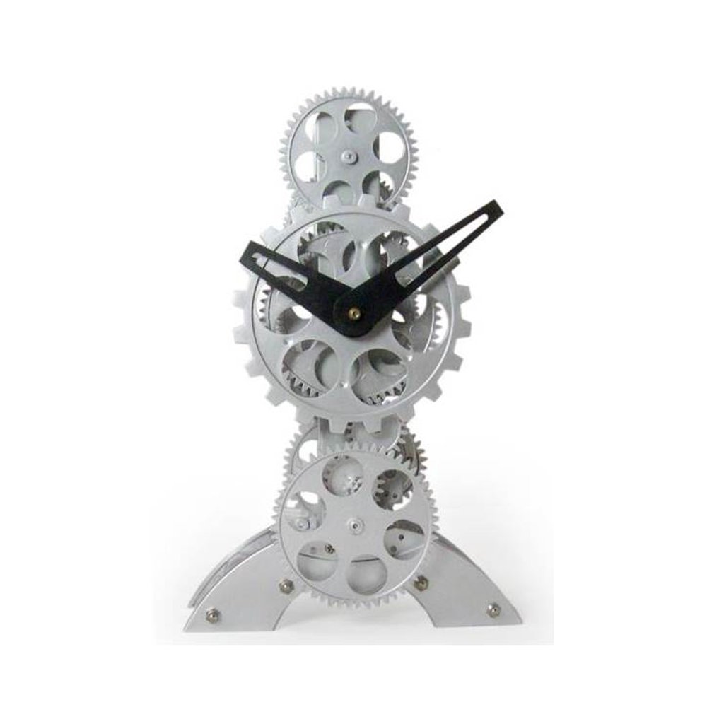 Tall MovingGear Desktop Clock
