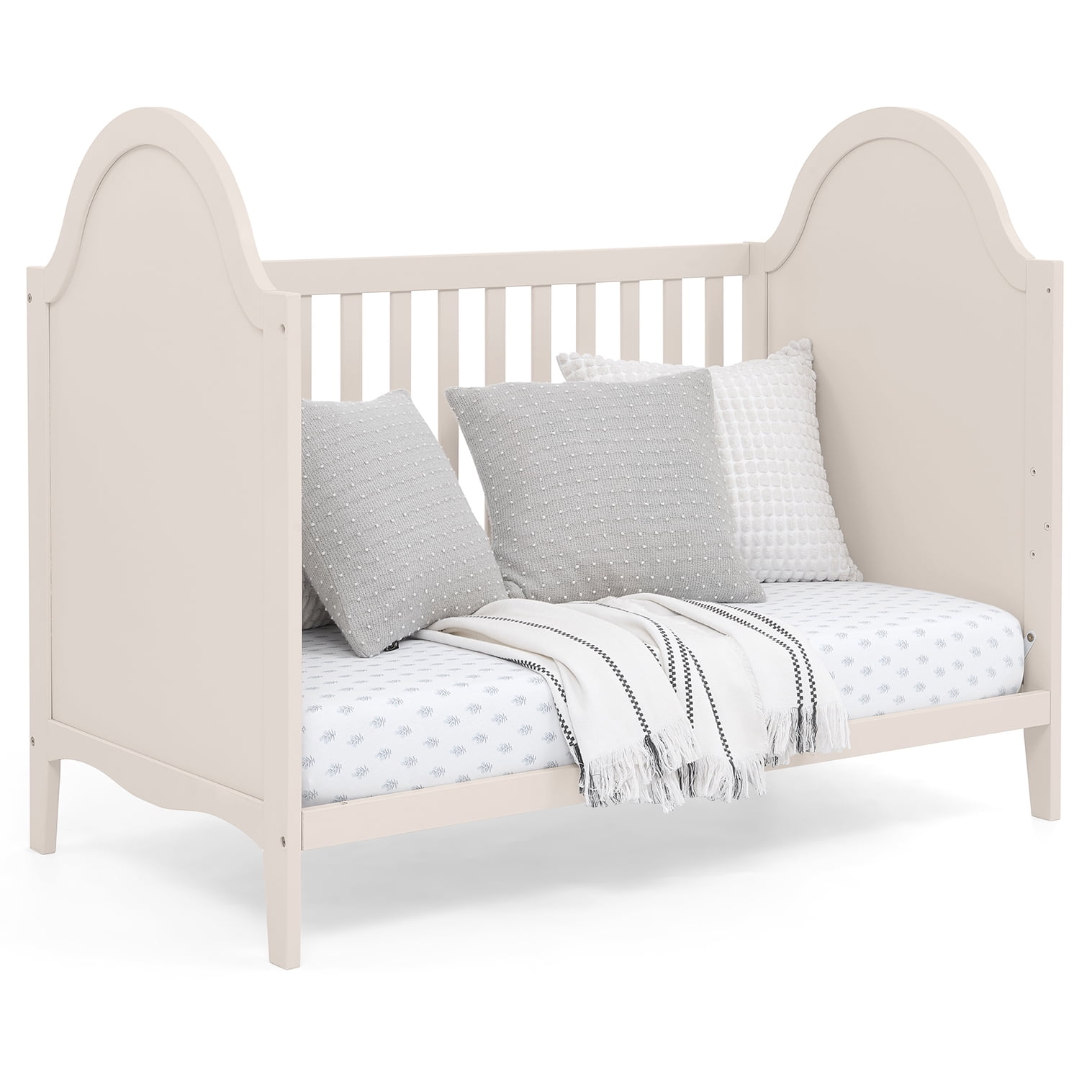 Delta Children Willa 4-in-1 Convertible Crib, Soft Beige