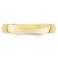 thumbnail image 2 of Solid 10k Yellow Gold 4mm Knife Edge Comfort Fit Wedding Band Size 4.5, 2 of 3