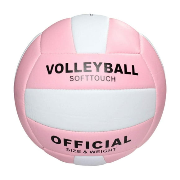 Official Size 5 Volleyballs- PU Leather Indoor Outdoor Soft Touch Recreational Volleyballs for Beach Play, Game,Gym,Training -Includes Ball Pump
