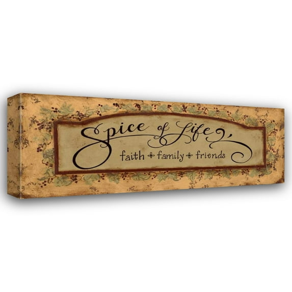 Pamela Smith 18x10 Gallery Wrapped Canvas Wall Art Titled - Spice of Life