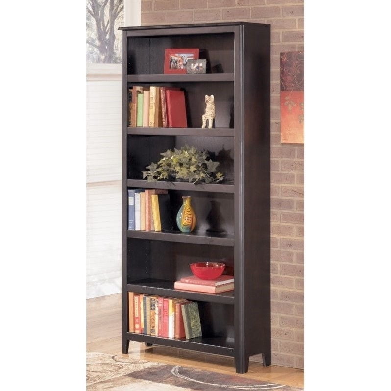 Ashley Carlyle Almost Black Large Bookcase H371-17