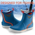 thumbnail image 7 of Bassdash Men’s 4.5" Waterproof Fishing Deck Boots Anti-Slip Rubber Ankle Boots Rain Shoes for Boating Gardening Working, 7 of 7
