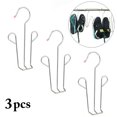 thumbnail image 2 of Coofit 3PCS Shoe Hanger Stainless Steel Windproof Space Saving Shoe Rack Shoe Organizer, 2 of 10