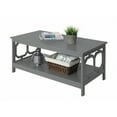 thumbnail image 3 of Convenience Concepts Omega Coffee Table with Shelf, Gray, 3 of 5