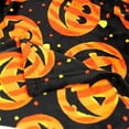 thumbnail image 6 of Halloween Throw Blanket | Orange Pumpkin Fall Fleece Blanket | Soft, Plush, Warm Black Fall Cabin Throw, 100x130 (Pumpkin Halloween), 6 of 7