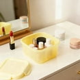 thumbnail image 3 of 6PCS Yellow Small Airtight Containers, Plastic Storage Boxes for Snacks, Cosmetics, Crafts & Mini Items Organization, 3 of 5