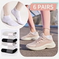 thumbnail image 6 of YOMYM 6 Pairs Ankle Socks for Women, Athletic Running Socks Cotton Low Cut Tennis Sports Tab Sock Size 6-11, 6 of 7
