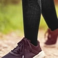 thumbnail image 4 of CTIRCHIU 1 Pair Thickened Fleece Snow Socks Black Cotton Long Knee Design for Ski Boots Compatible, 4 of 7