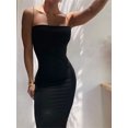 thumbnail image 3 of Vestido ajustado negro con tirantes finos para Mujer, trajes blancos para Club, ropa De verano, Vestidos largos De noche para Mujer, Vestidos elegantes, 3 of 7