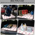 thumbnail image 3 of Yuyamidu Pink Deer Bow Car Trunk Mat for Women 29" x 39" All Weather Anti-Scratch Cargo Mat Rear Trunk Liner Full Protection Universal Fit for Most Vehicle, 3 of 7