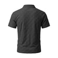thumbnail image 4 of SOOMLON Short Sleeve Dress Shirts for Men Big and Tall Collared Shirt Breathable Work Shirt Summer Vacation Clothes, 4 of 5