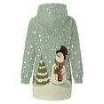 thumbnail image 5 of Vestidos de Navidad Para Mujer Moda Casual Manga Corta Cuello Redondo Sólido Ahueca Hacia Fuera Maxi Vestido Largo Suelto Odeerbi ODB198799, 5 of 5