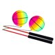 thumbnail image 5 of Pelota de ejercicio para exteriores con asas de espuma, para estirar brazos y hombros, ideal para lanzar con las manos para adultos mayores y niños. Vistoso, 5 of 8