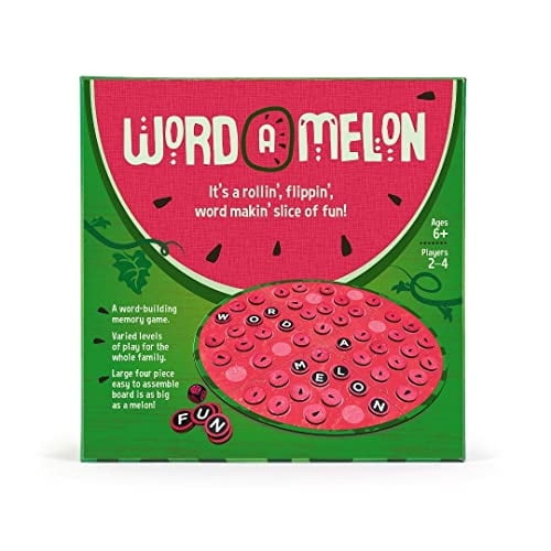 Juego de búsqueda de palabras divertido para toda la familia Word-a-Melon Bananagrams para mayores de 6 años Bananagrams Bananagrams