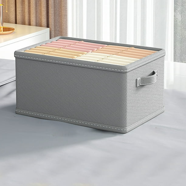 Caja de Almacenamiento de Tela No Tejida, Cajón de Tela de Gran Capacidad, Caja para Guardar Ropa y Pantalones En El Armario Del Dormitorio.