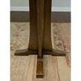 thumbnail image 2 of Crafters and Weavers Mission Quarter Sawn Oak Round Dining Table, Kitchen Table - 42" - Walnut, 2 of 3