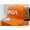 Orange, variant on Rapid Dominance Worm NASA Cotton Trucker Cap, Red - One Size