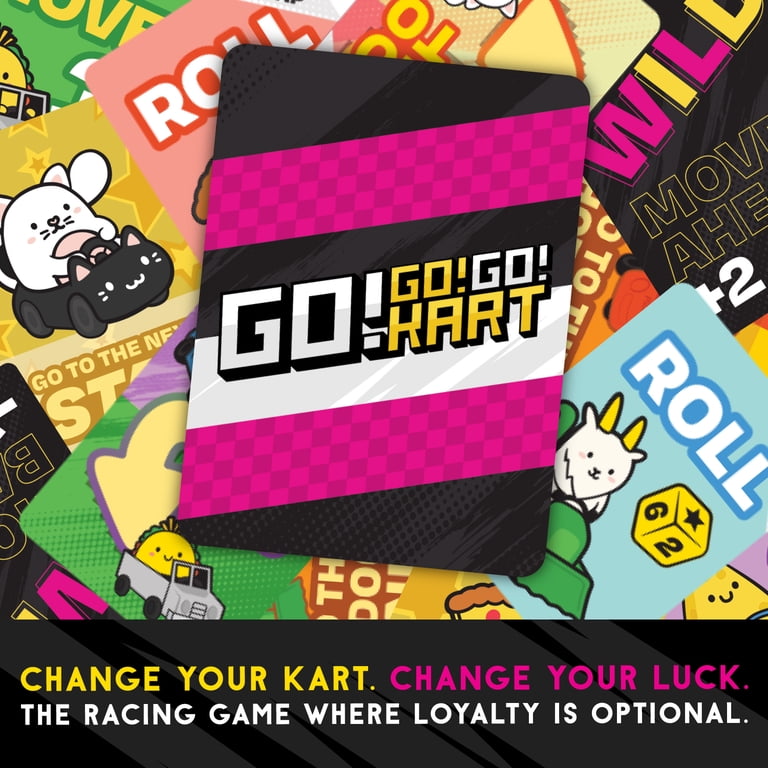 ゲーム MOVE! ボードゲーム ×GO CART SUPER RACING Go Go Go Kart Racing Board Game by Taco Cat Games Tabletop Family