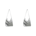 thumbnail image 1 of Bolso Mujer PU Cubo Gran Capacidad Axila para Viajes Al Aire Libre Plata FLhrweasw, 1 of 3