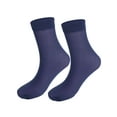 thumbnail image 2 of Deago 20 Pairs Mens Sheer Ankle Quater Socks for Men Business Casual Breathable Fresh Cool Soft Thin Sock (Navy), 2 of 9