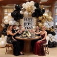 thumbnail image 6 of Black White Gold Balloon Garland Double Stuffed, Pearl Sand Champagne Gold Balloons Cream Beige Balloon Arch Kit for Birthday Father's Day, Mother's DayGraduation Wedding Party Decorations, 6 of 6