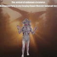 thumbnail image 3 of Demogorgon Costume Halloween Party Scary Cosplay Flower Monster Jumpsuit Set for Kids Adults, 3 of 5