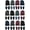 24 Pack Dark Assorted Colors, variant on 24 Piece Winter Set - 12 Pack Beanie Hats + 12 Pairs Winter Gloves, For Men & Women, Bulk Cold Weather Kits