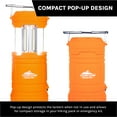 thumbnail image 6 of Cascade Mountain Tech 300 Lumen Pop-Up Lantern & Flashlight, Batteries Included – Orange, 7.8 oz, 6 of 11