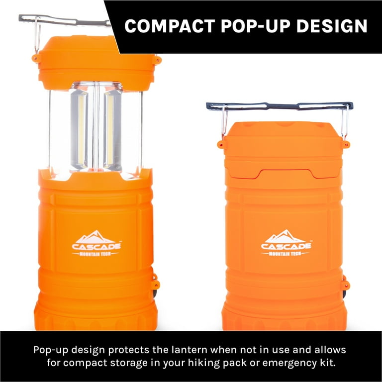 Cascade Mountain Tech 300 Lumen Pop-Up Lantern & Flashlight