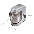 thumbnail image 2 of Batidora de Pie Hamilton Beach 7 Velocidades 4 Qt conTazón de Acero Inoxidable y Cabezal Abatible 300W Plateada, 2 of 10