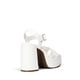 thumbnail image 3 of Sandalia DREAM PAIRS SDHS2330W Blanca con Plataforma y Tacones Gruesos, 3 of 7